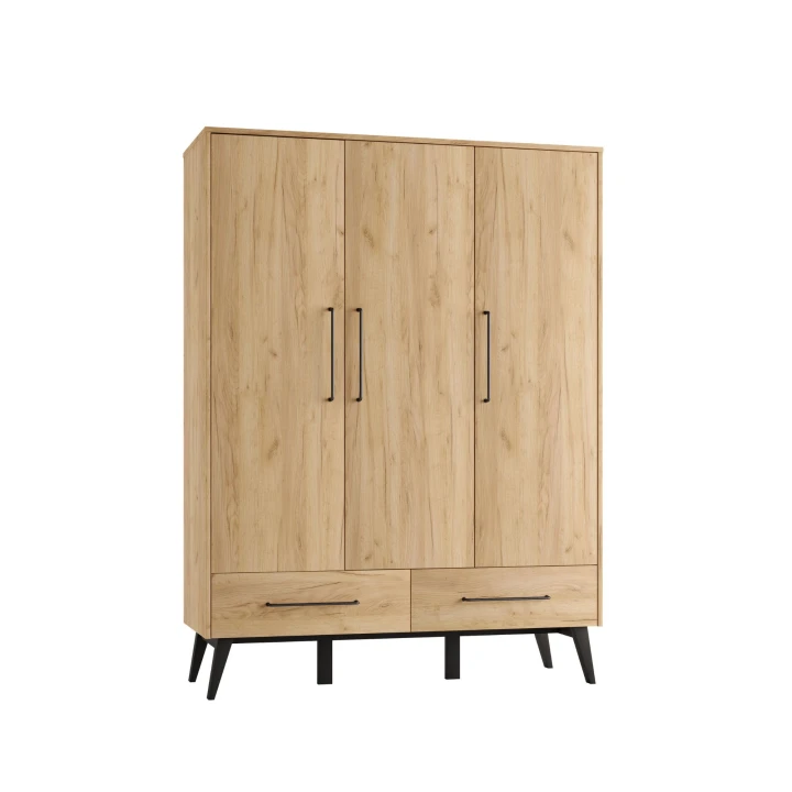 Szafa dziecięca trzydrzwiowa Retro do pokoju dziecka