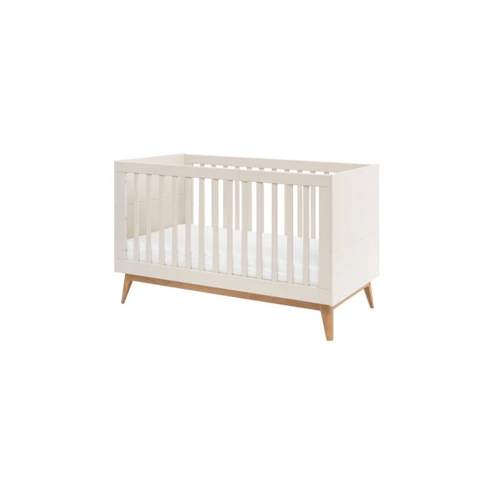 łóżeczko-tapczanik Seth 140x70 w kolorze szampańskim