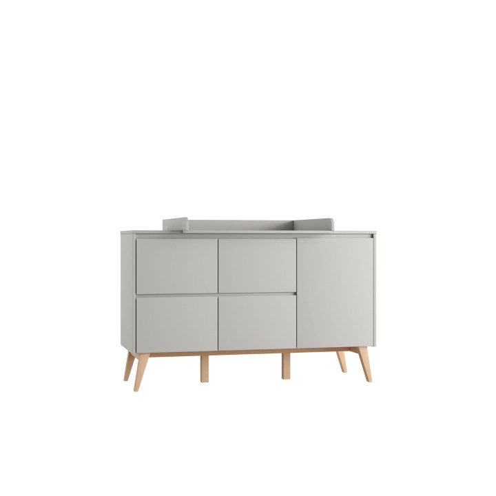 szara komoda z przewijakiem Swing