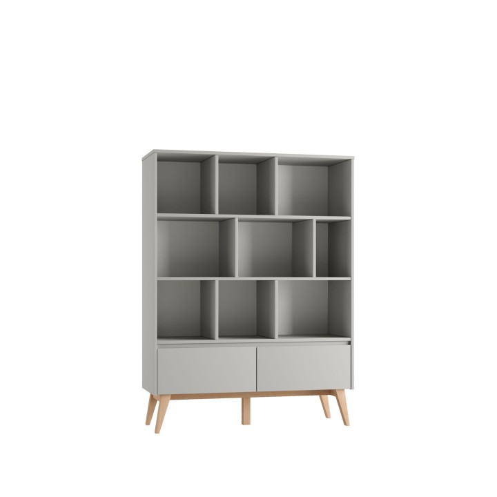 regal szeroki swing szary do pokoju dziecka i nastolatka