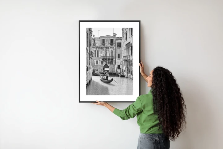 Plakat Wenecka Podróż Gondolą