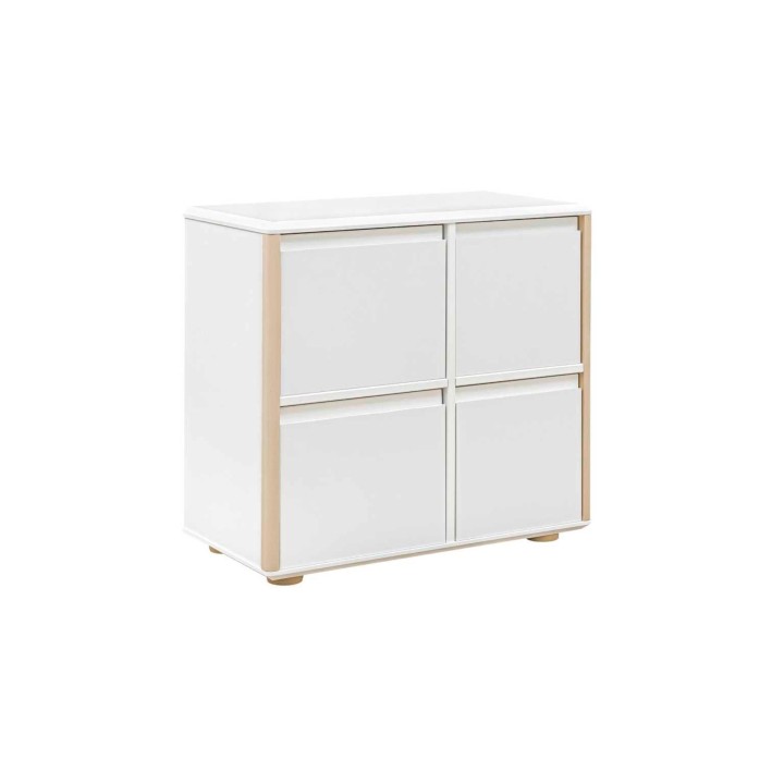 Komoda Funflex 4 drzwi MDF biała