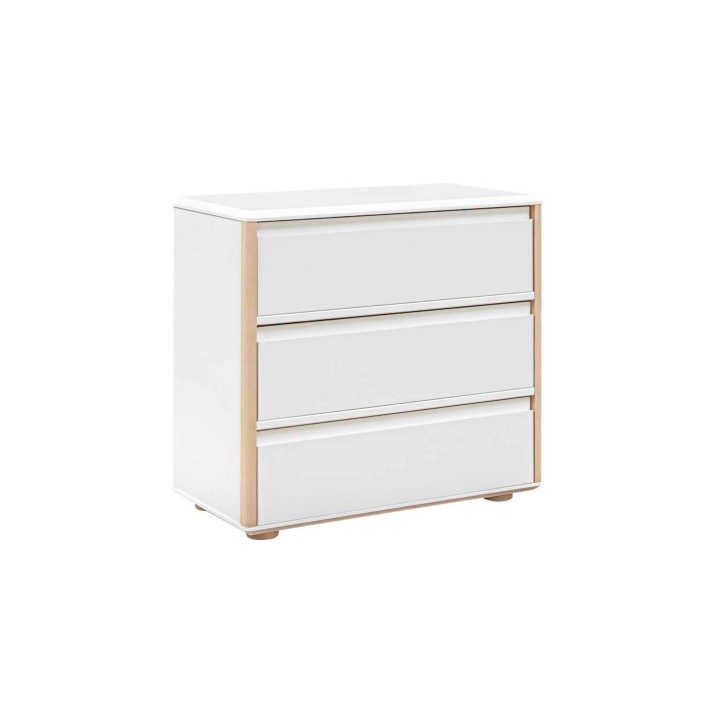 Komoda Funflex 3 szuflady MDF biała