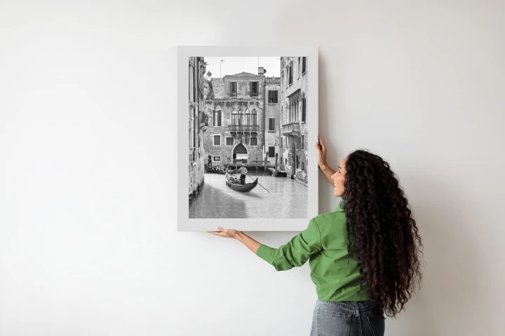 Plakat Wenecka Podróż Gondolą