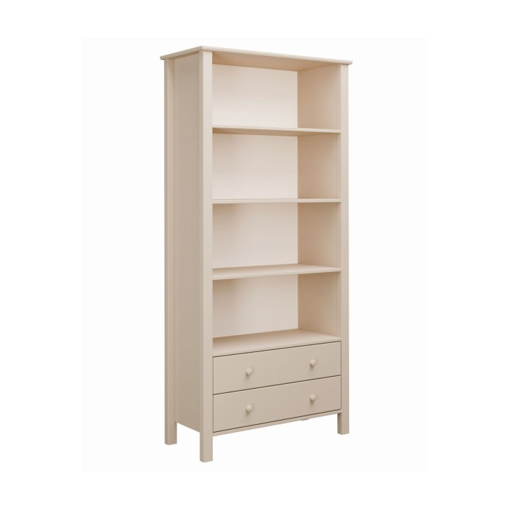 kaszmirowy regał Collet wysoki z półkami i szufladami