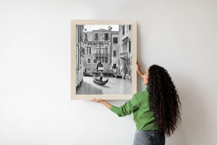 Plakat Wenecka Podróż Gondolą