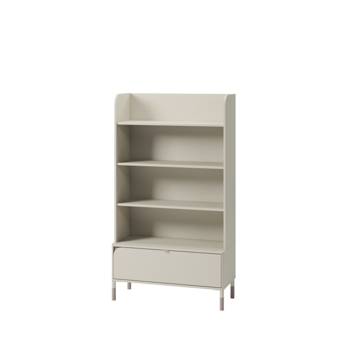 Regał dla dziewczynki Harmony kaszmir trufla z czterema półkami