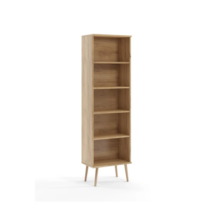 Regał z półkami Millea dąb craft
