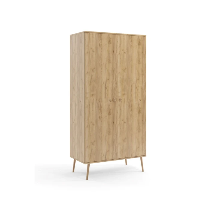 szafa z drążkiem i półkami Millea dąb craft