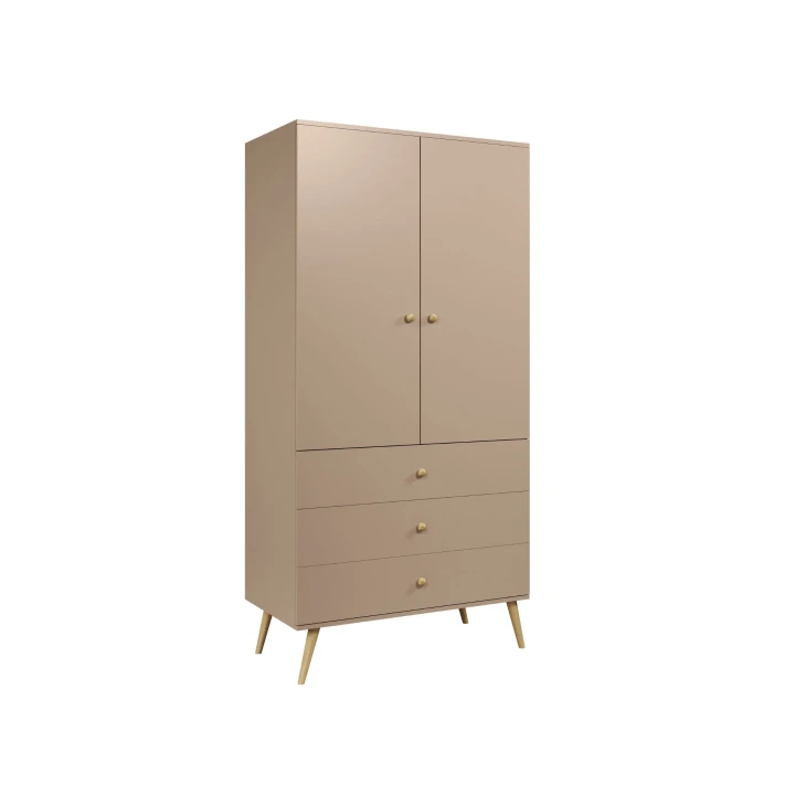 Szafa z drążkiem i szufladami Millea macchiato