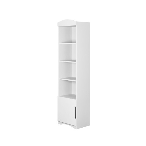 biały regał Classic z półkami i szafką