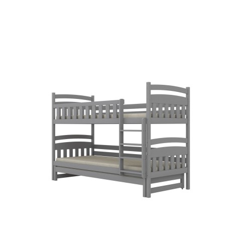 łóżko piętrowe z dodatkowym spaniem - Milo