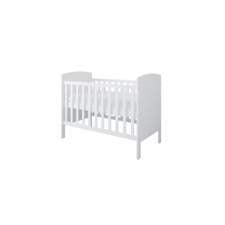 Białe łóżeczko 3w1 120x60 w wersji niemowlęcej