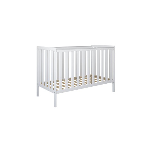 łóżeczko ze szczebelkami, regulacją materaca i opcjonalną szufladą