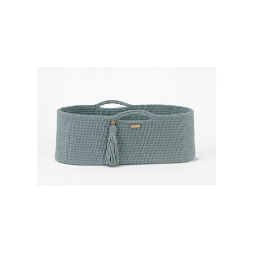 ręcznie pleciony kosz Mojżesza ze sznurka bawełnianego