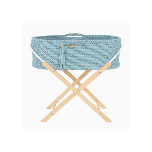 bawełniany kosz Mojżesza z drewnianym stojakiem