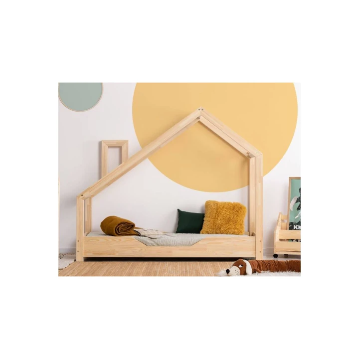 drewniane łóżko domek Luna B