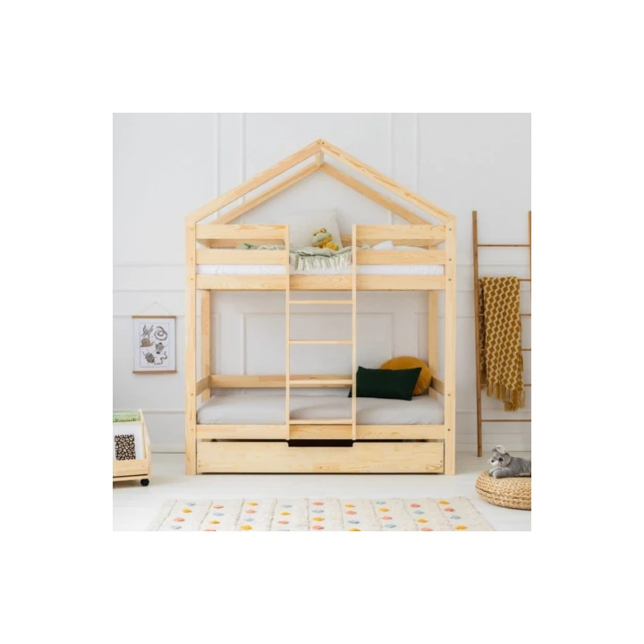 łóżko piętrowe Mila z szufladą