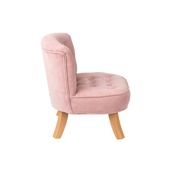 fotel dla dziewczynki w pastelowym kolorze