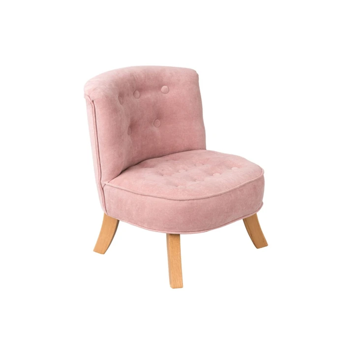 różowy fotel dla dziewczynki