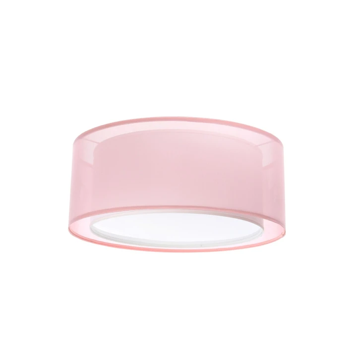 plafon sufitowy różowy