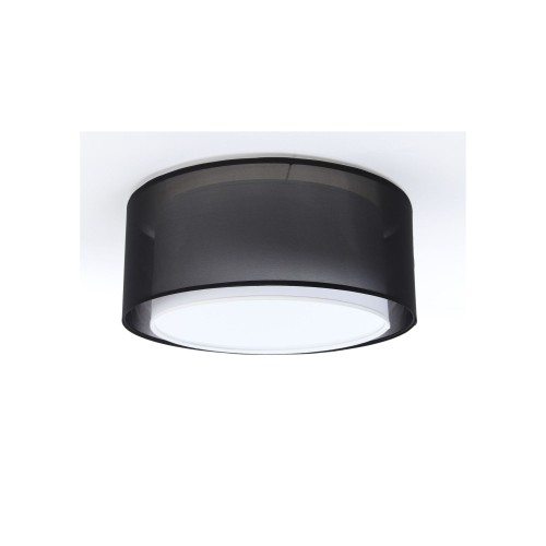 nowoczesny plafon w czarnym kolorze