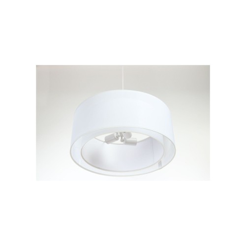 biała lampa wisząca