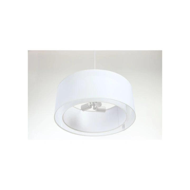 biała lampa wisząca