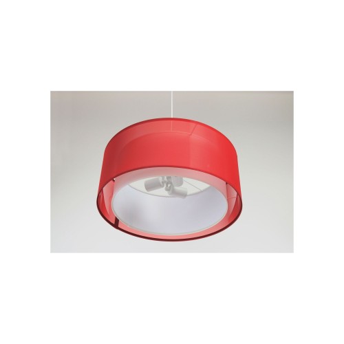 czerwona lampa wisząca