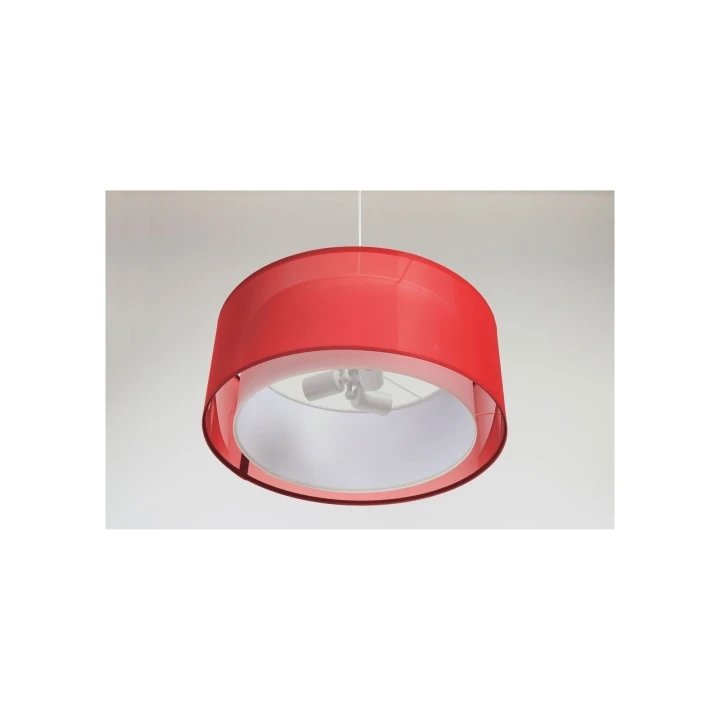 czerwona lampa wisząca