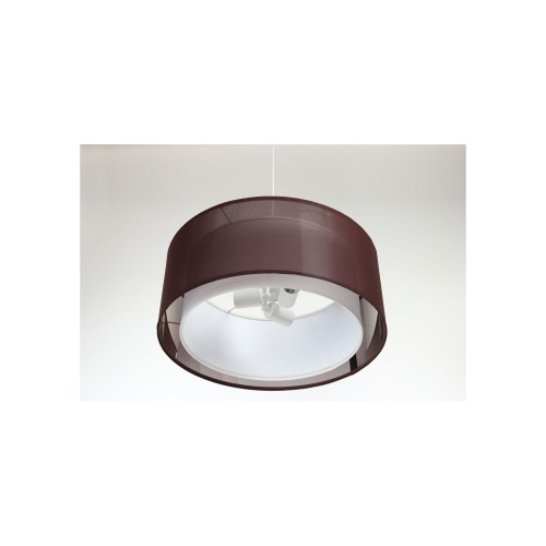 brązowa lampa wisząca