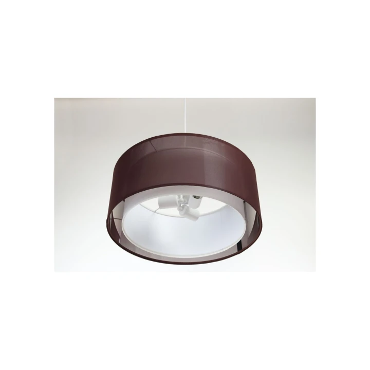 brązowa lampa wisząca