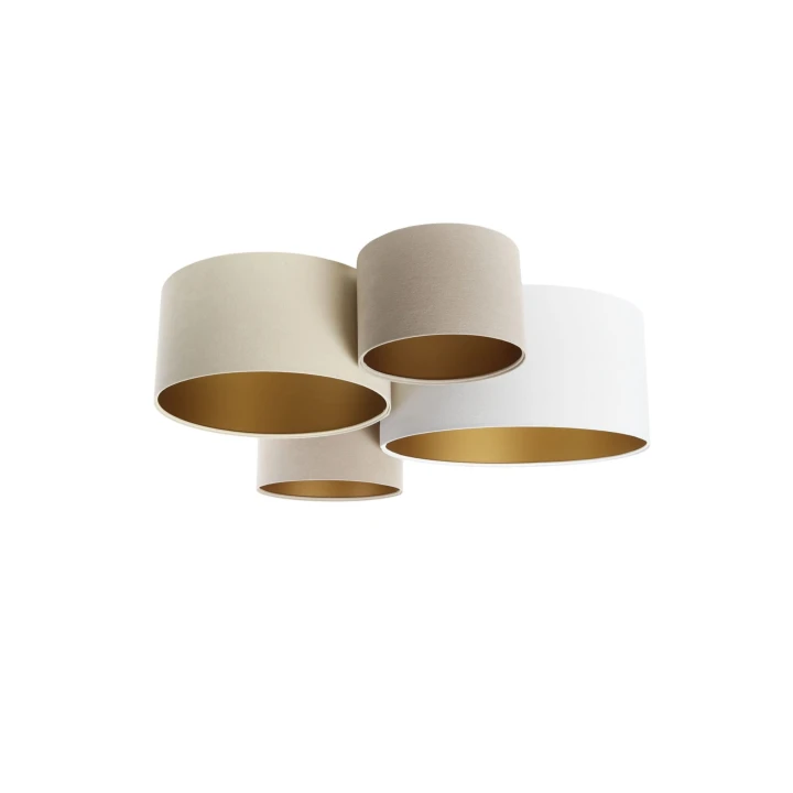 jasny plafon 4 abażury