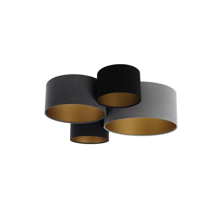 lampa sufitowa z 4 abażurami