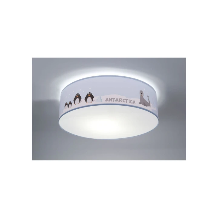 Plafon dla dziecka Sweet Dreams przy włączonym świetle