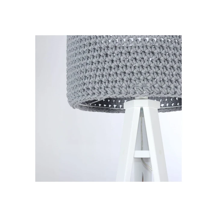 abażur ze sznurka bawełnianego