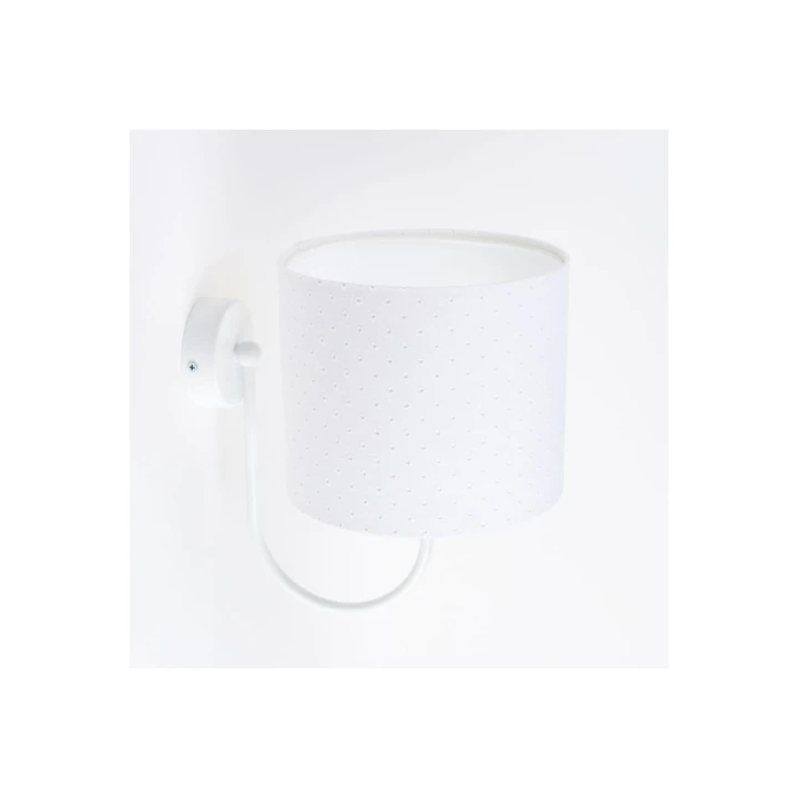 biały kinkiet do pokoju dziecka