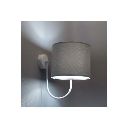 szary kinkiet do pokoju dziecka