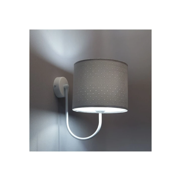 szary kinkiet do pokoju dziecka