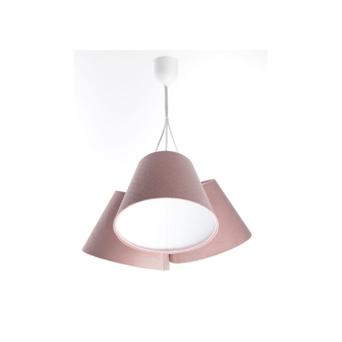 różowa lampa wisząca do pokoju dziewczynki