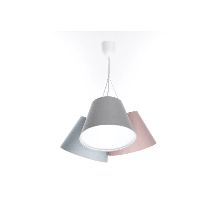 pastelowa lampa potrójna do pokoju dziecka
