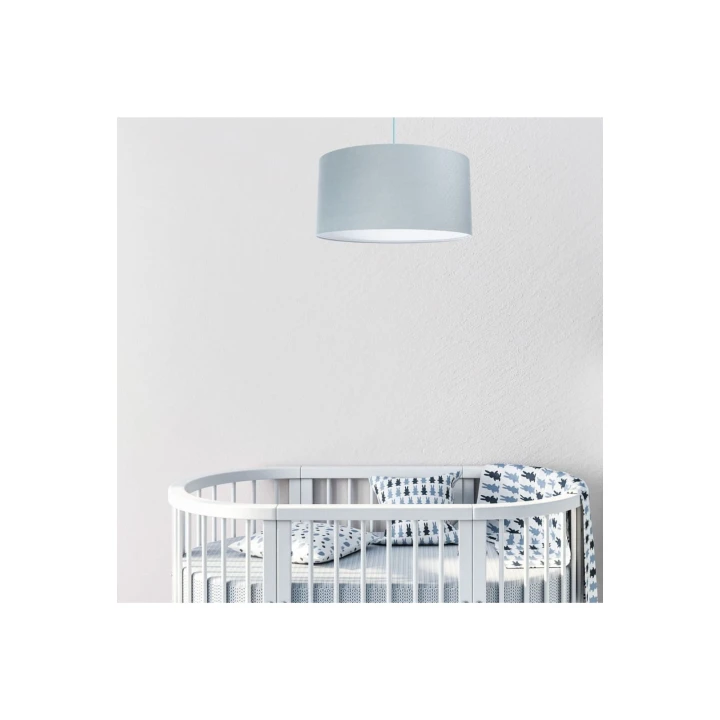 Lampa sufitowa stalowa Jasmine Bebe w pokoju dziecka