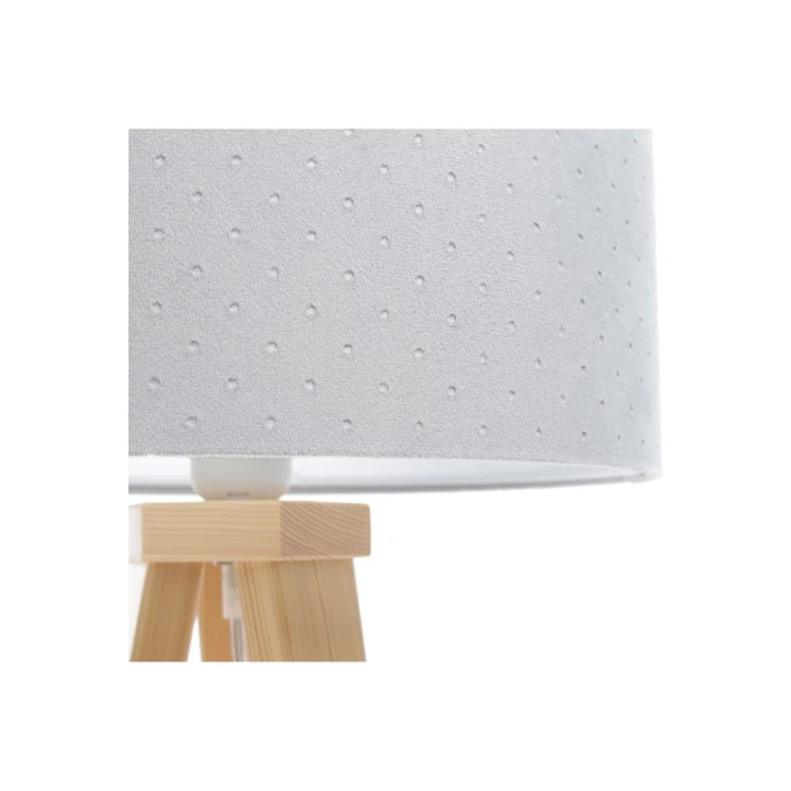 abażur z tkaniny jaśminowej