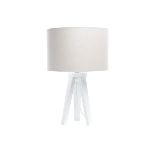 Lampka nocna kremowa Jasmine Bebe na białej podstawie