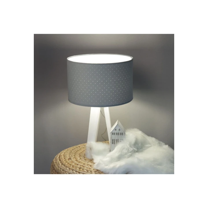 Lampka nocna stalowa Jasmine Bebe, aranżacja