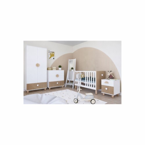 Pokój dziecięcy - zestaw białych mebli Cocolo