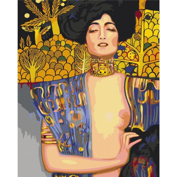 Obraz do samodzielnego malowania - Gustav Klimt: Judyta z głową Holofernesa