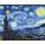 Obraz do samodzielnego malowania - Gwiaździsta noc Van Gogha