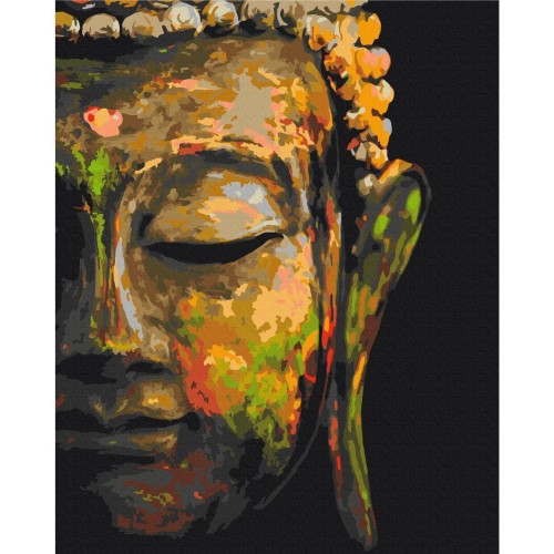 Obraz do samodzielnego malowania - Budda w cieniu