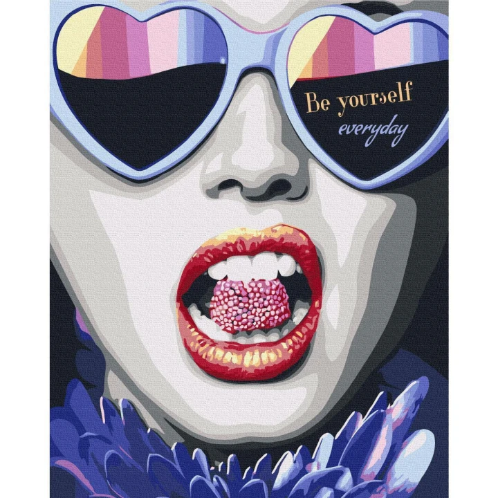 Obraz do samodzielnego malowania - Be Yourself Everyday